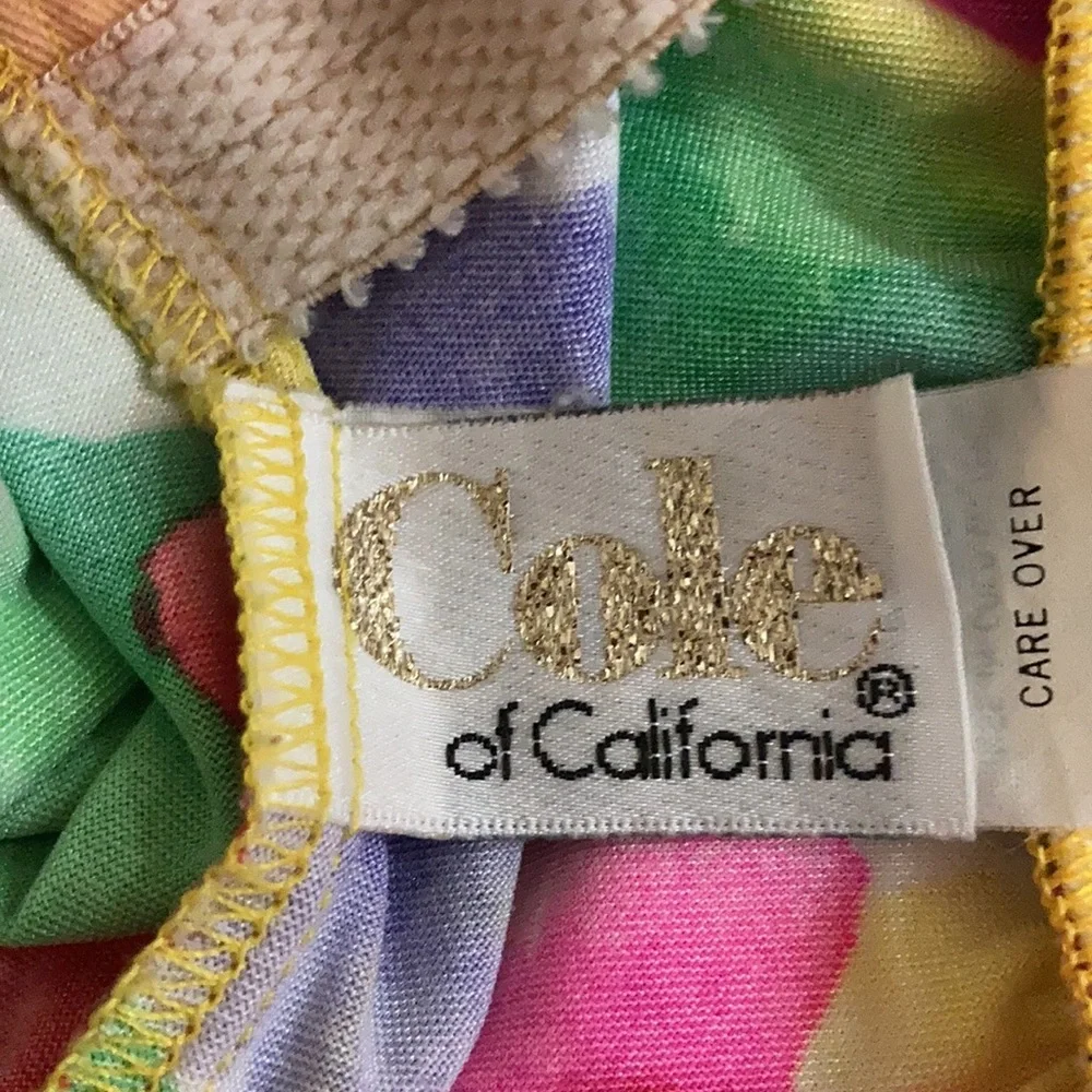 COLE of CALIFORNIA VINTAGE SWIMSUIT LADIES style no:IL042J4-CUT no:9030 - Picture 8 of 11